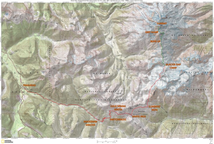 Glacier Peak_Full Route