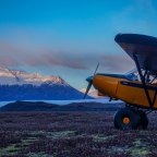 Sunset Flight to Knik Glacier
